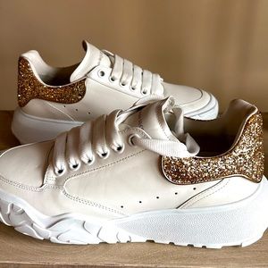 Alexander McQueen Glitter Counter Court Sneakers